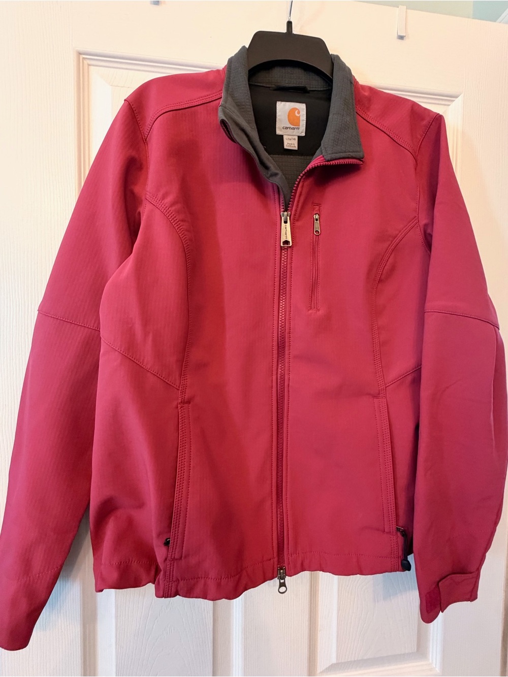 Carhartt Women's Raspberry-Red Utility Softshell Jacket